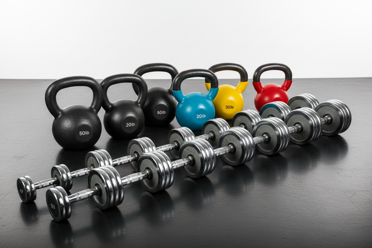 Dumbbells & Kettlebells