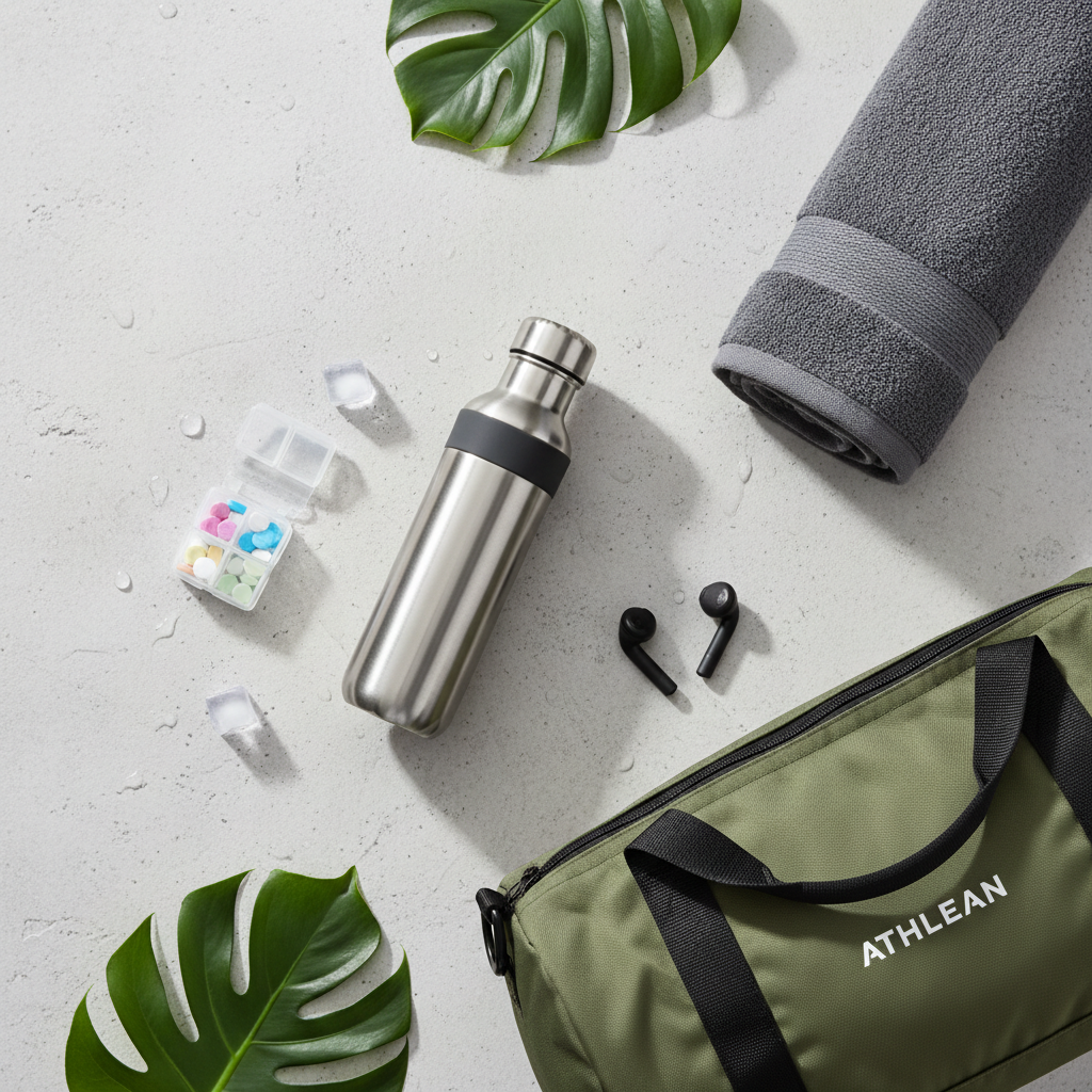 Hydration, Towels & Gym Bags