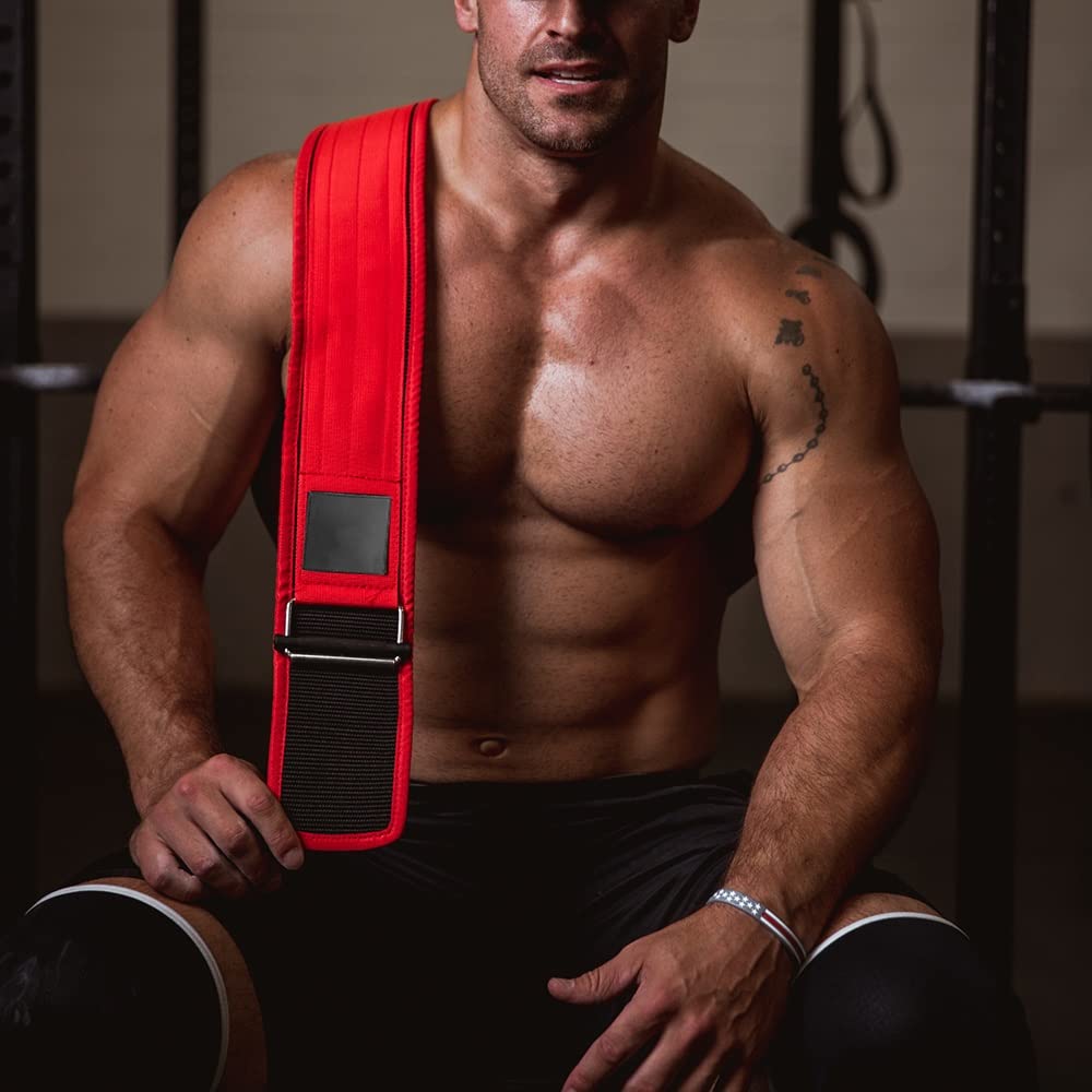 Quick-Lock Nylon Weightlifting Belt for Back Support