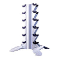 BELUND 6-Tier 800 lb Dumbbell and Kettlebell Storage Rack