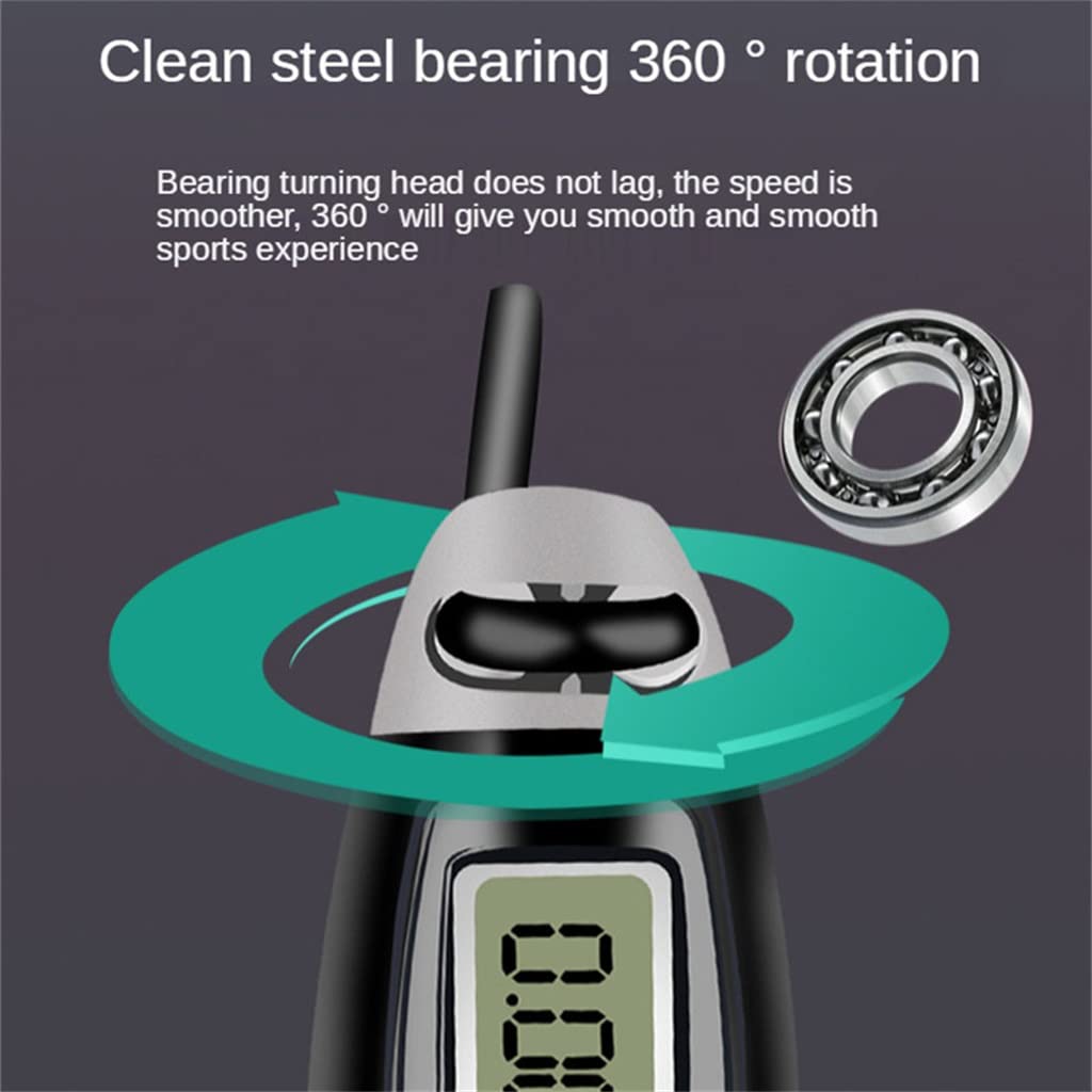 Cordless Smart Jump Rope with LCD Speed Counter