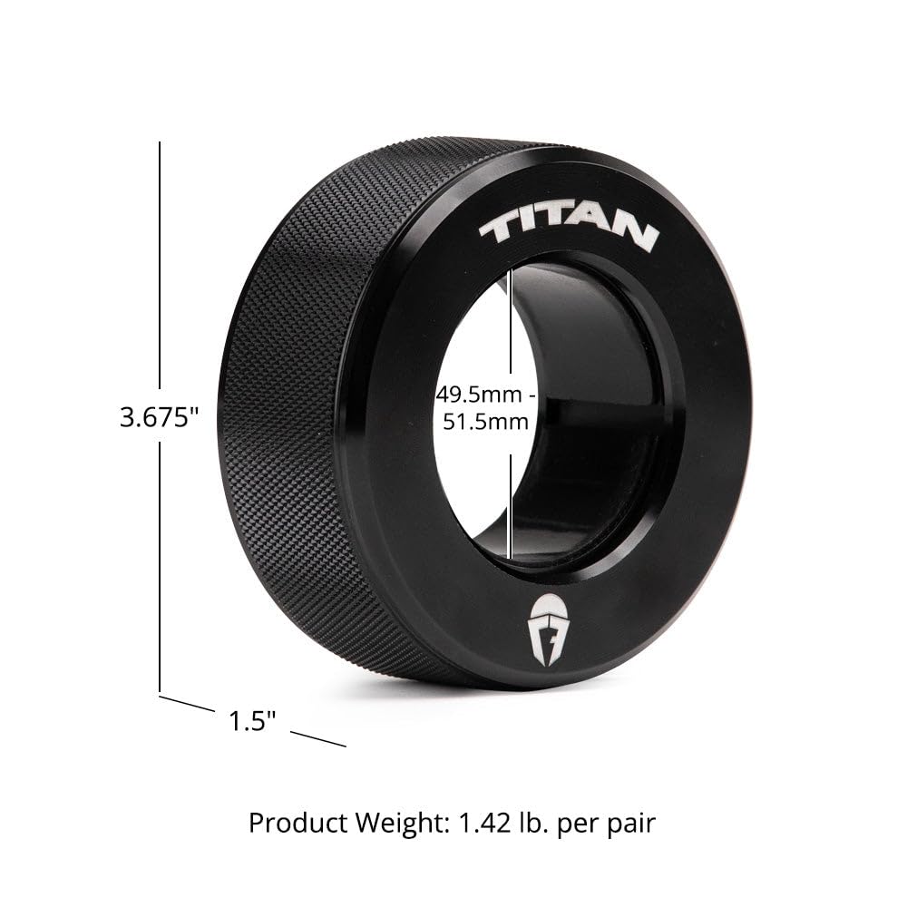 Titan Fitness TwistLock Pro Aluminum Barbell Collar Set