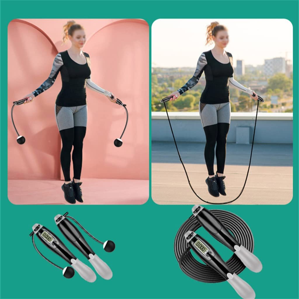 Cordless Smart Jump Rope with LCD Speed Counter