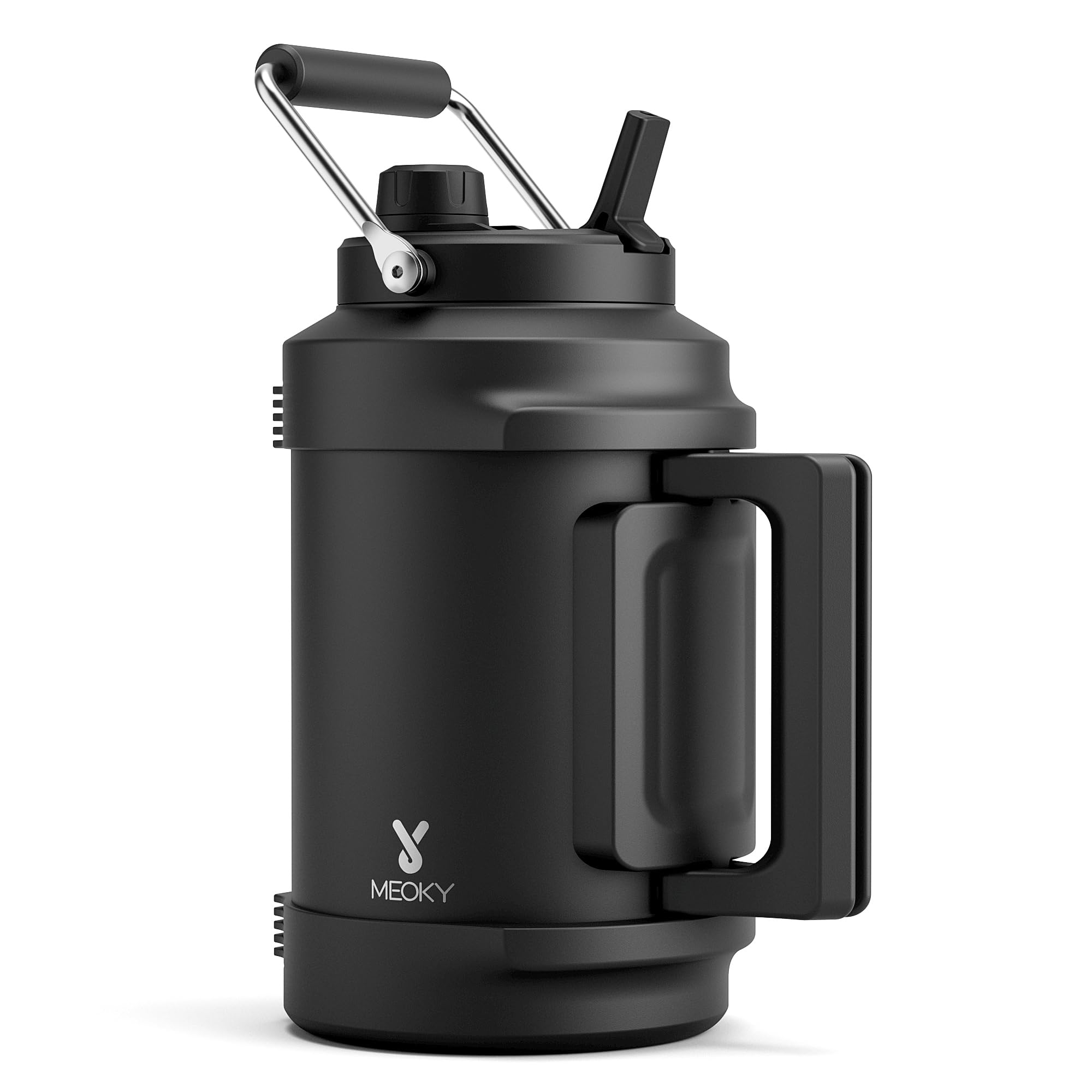 Meoky 1-Gallon Insulated Stainless Steel Water Jug