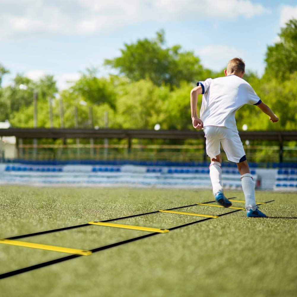 GHB Pro 20-Foot 12-Rung Agility Ladder with Carry Bag