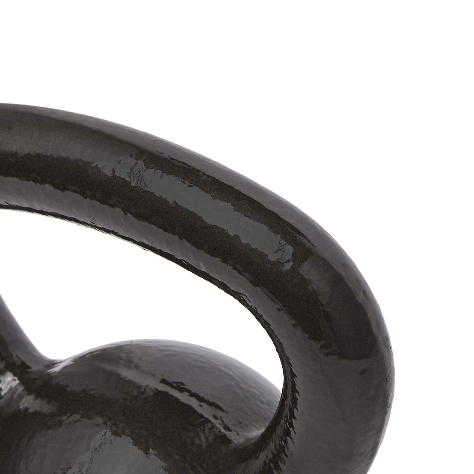 Amazon Basics 15 lb Cast Iron Kettlebell with Wide Handle