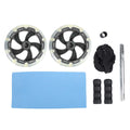Dual-Wheel Ab Roller with Pull Strap and Knee Pad