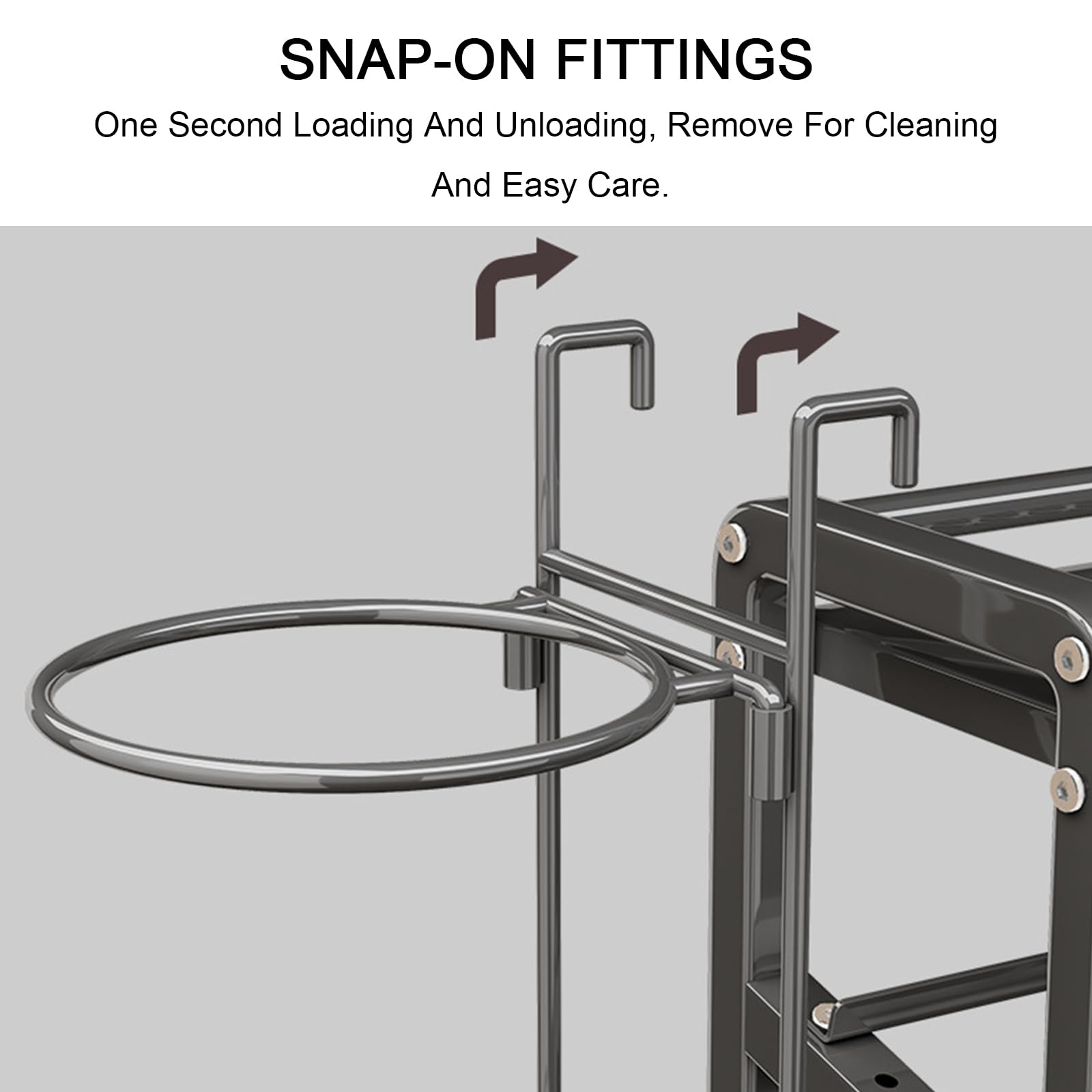Rolling Yoga Mat and Fitness Equipment Storage Rack