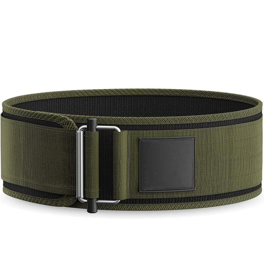 Quick-Lock Nylon Weightlifting Belt for Back Support