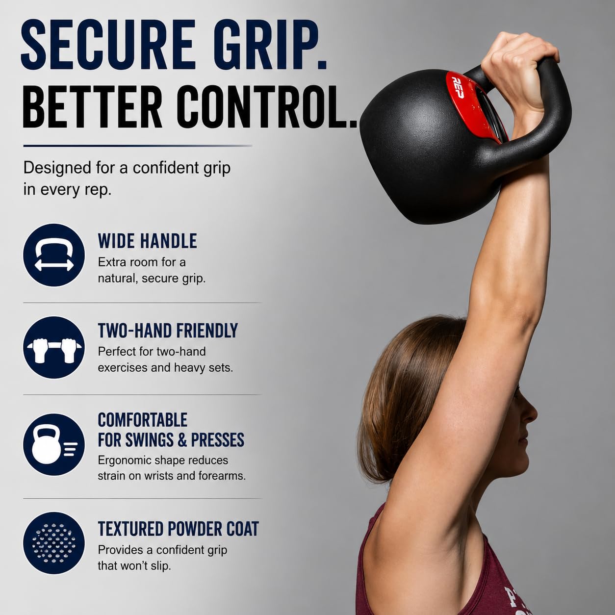 REP Fitness 40 lb Adjustable Kettlebell for Home Gym