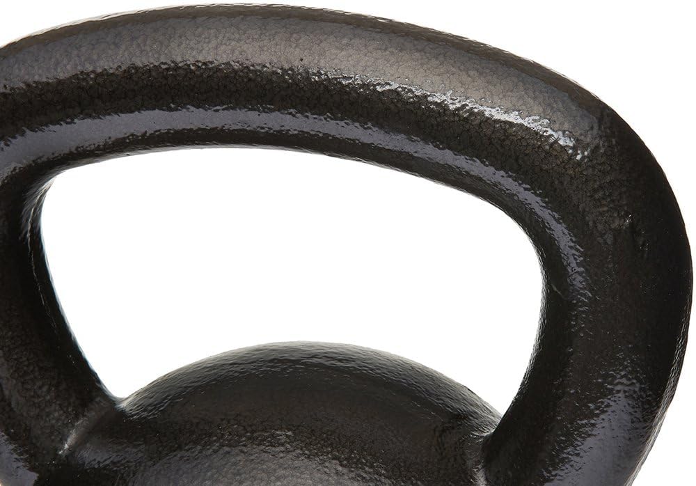 Amazon Basics 15 lb Cast Iron Kettlebell with Wide Handle