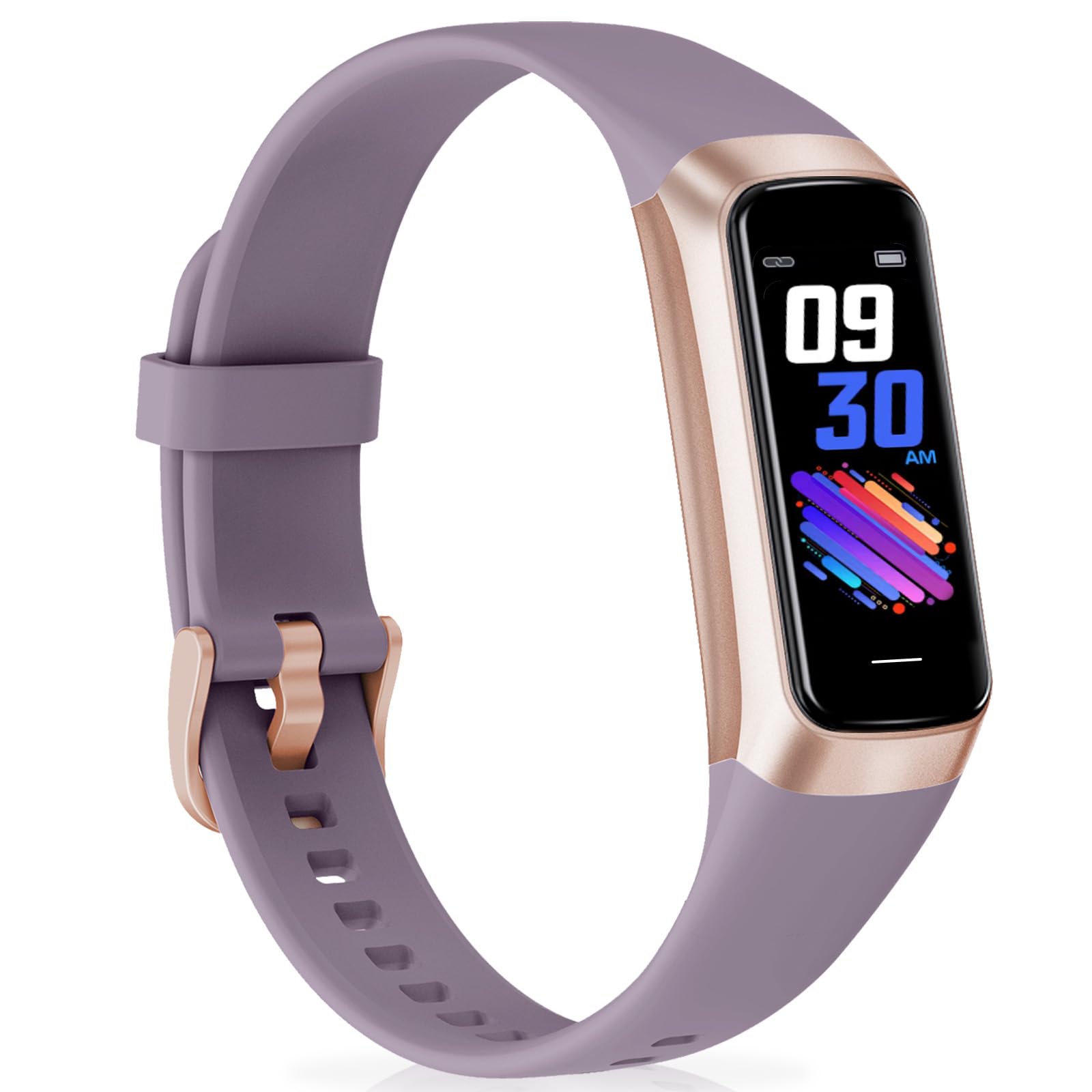 AMOLED Fitness Tracker with Heart Rate and Sleep Monitor