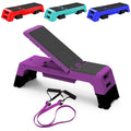 Modern-Depo Adjustable Aerobic Step Deck with Resistance Bands