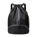JELUTAR Drawstring Gym Backpack with Shoe Compartment