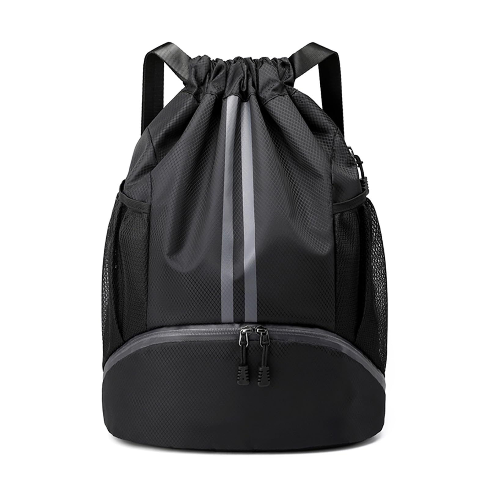 JELUTAR Drawstring Gym Backpack with Shoe Compartment