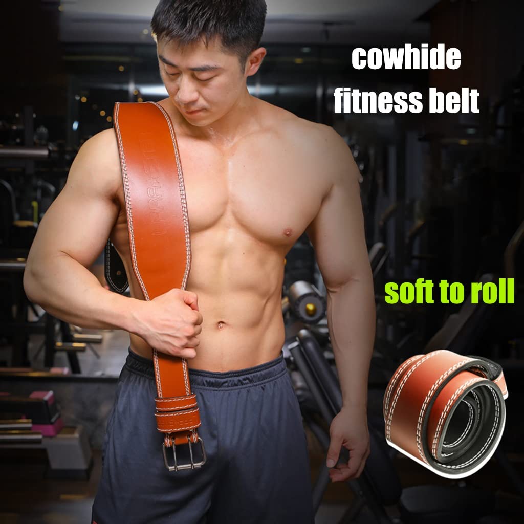 Professional Leather Weightlifting Belt for Back Support