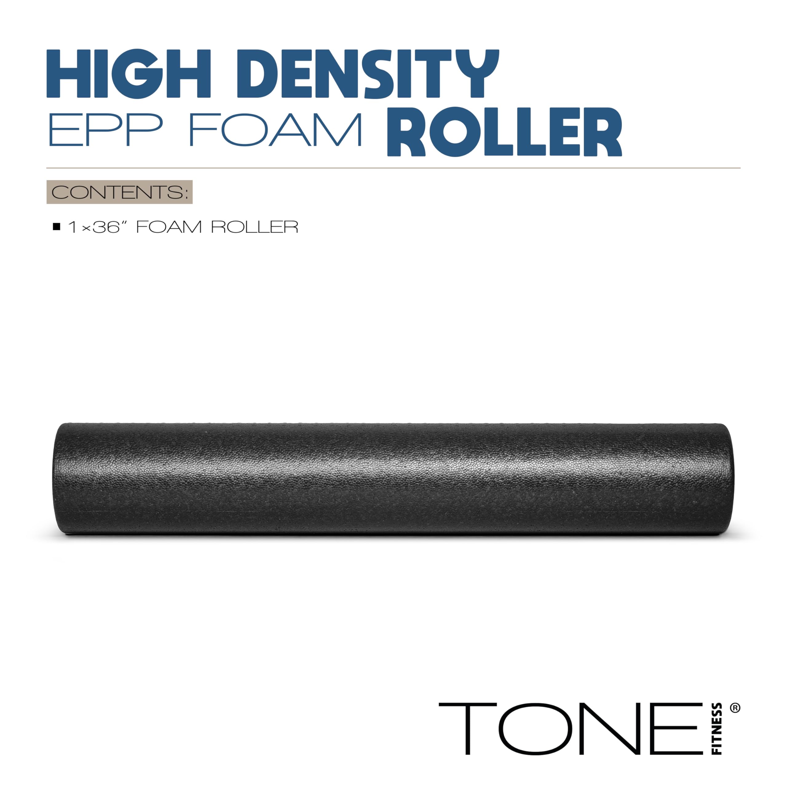 Tone Fitness 36-Inch High-Density EPP Foam Roller