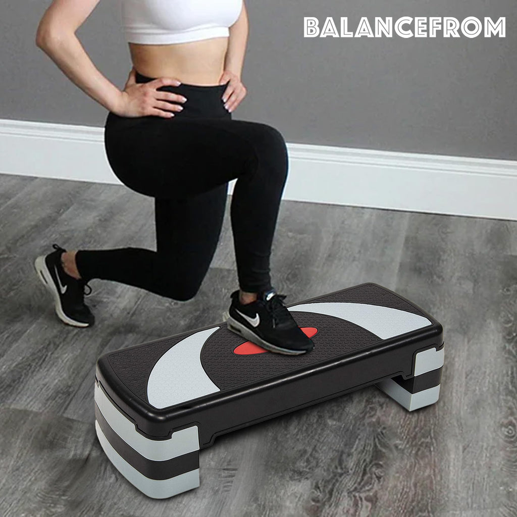 BalanceFrom Adjustable Aerobic Step Platform Trainer