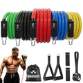 WHATAFIT Resistance Band Set with Handles and Door Anchor