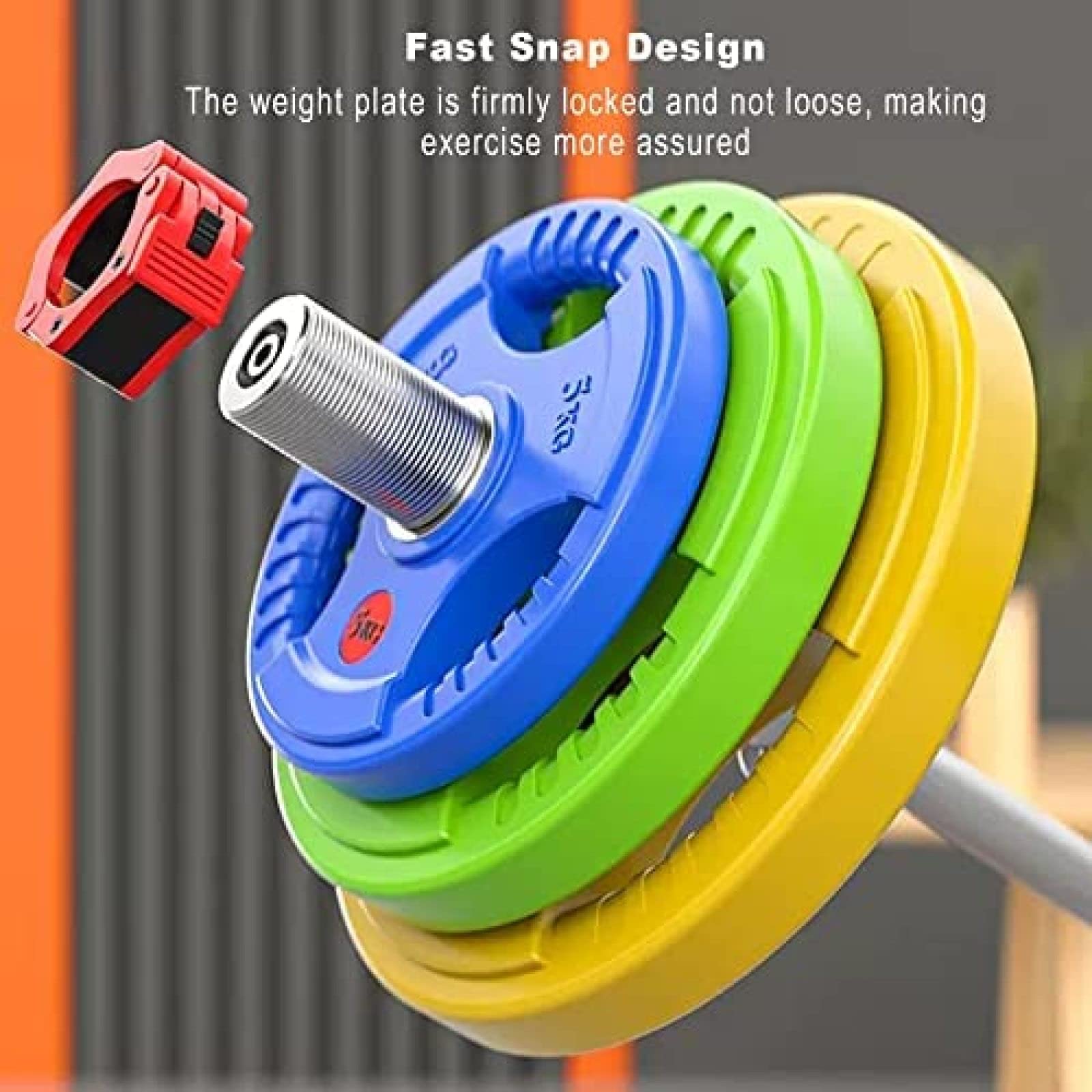 150 kg Olympic Barbell Set with 220 cm Bar and Rubber Plates