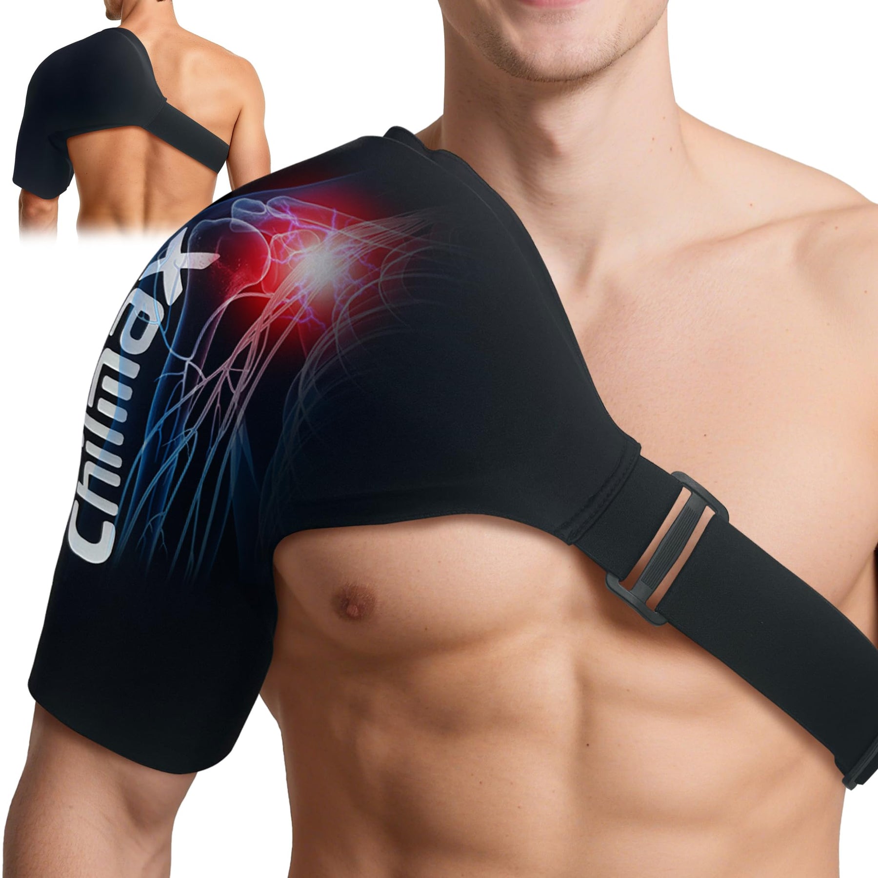 Chilmax Hot and Cold Shoulder Compression Therapy Wrap
