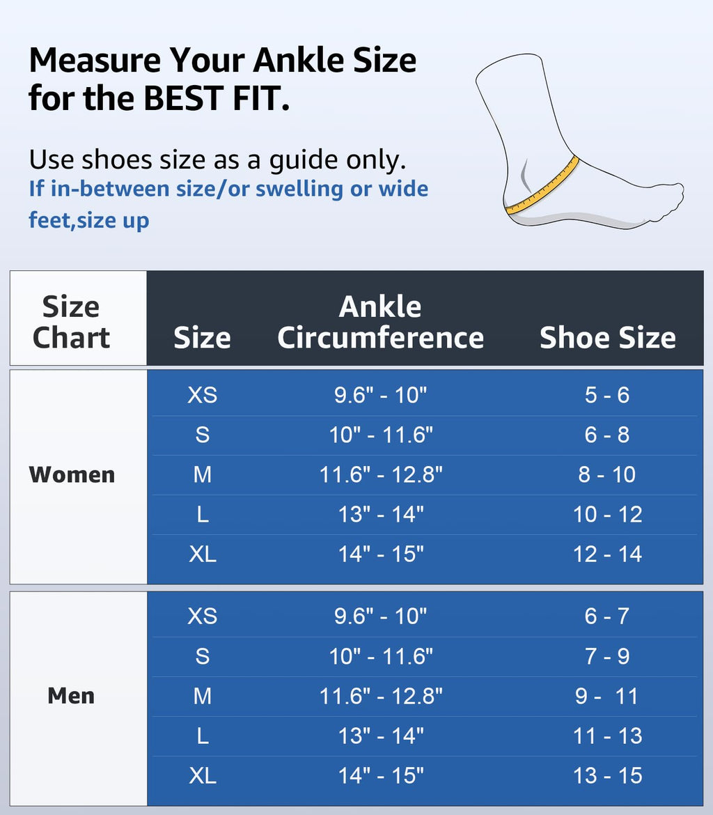 WHCOOL Quick-Lace Ankle Brace for Injury Recovery