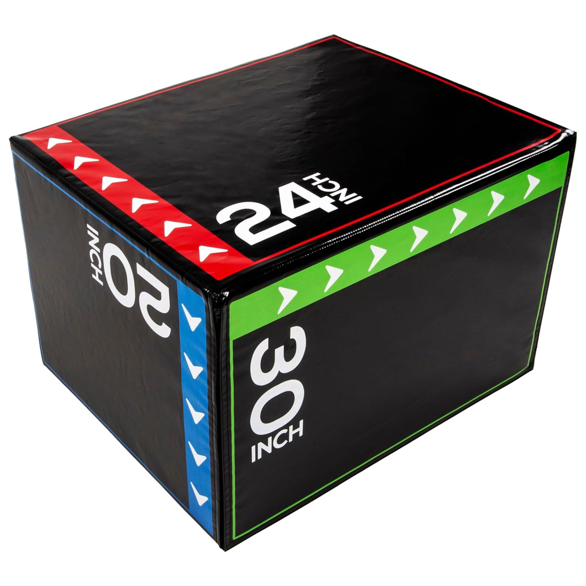 BalanceFrom 3-in-1 Foam Plyometric Jump Box, 20–30 Inch
