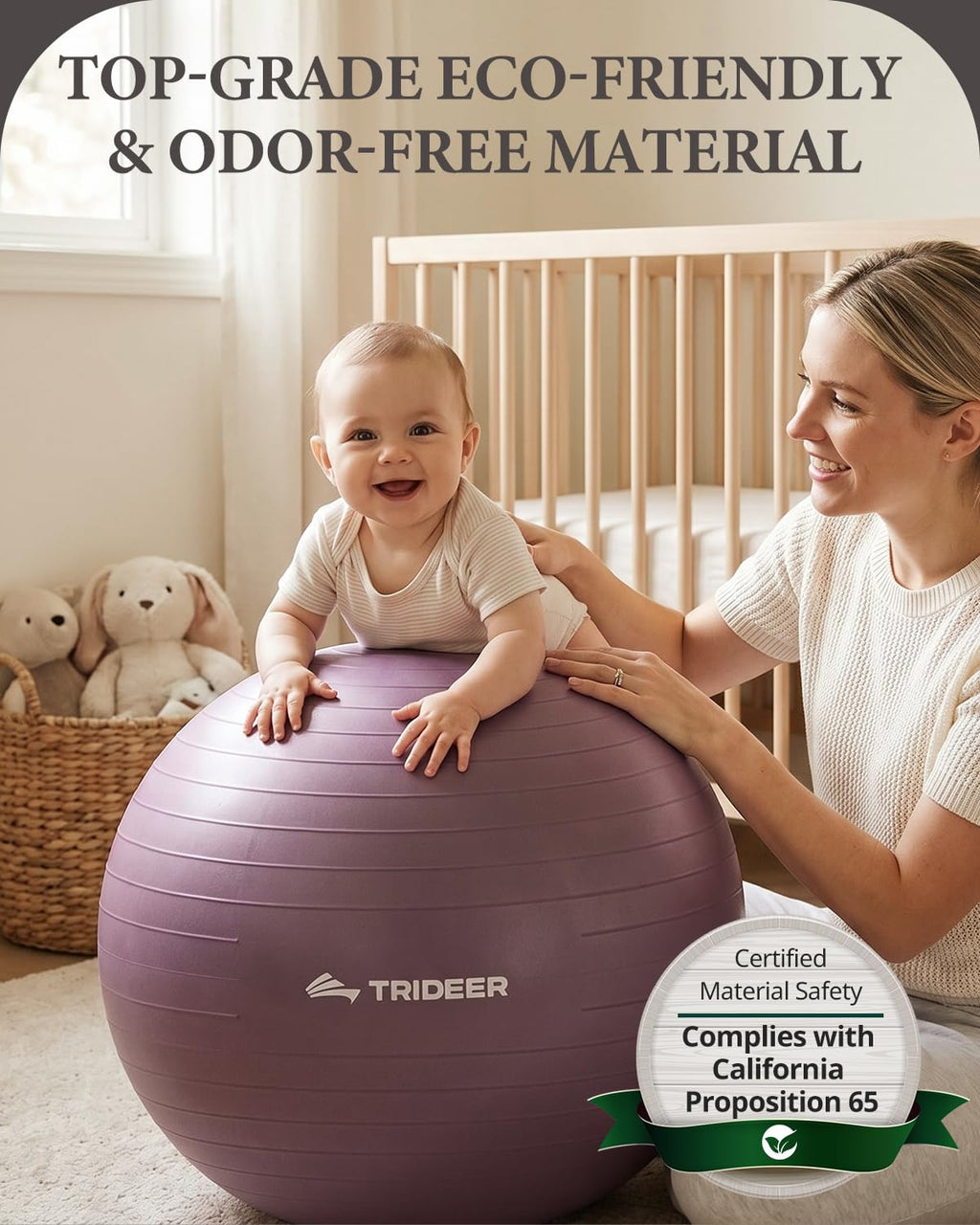 Trideer Stability Exercise Ball for Core and Balance Training