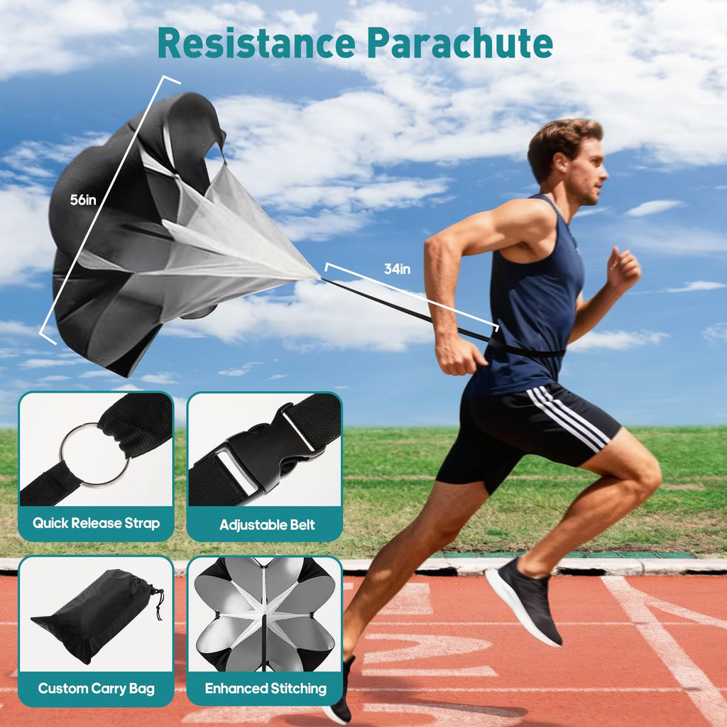 OLIXIS Agility Training Set with Hurdles, Cones and Ladder