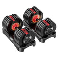 TYZDMY 105 lb Adjustable Dumbbell Set, 15-in-1 Pair