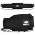 Seektop Neoprene Dip Belt with Chain for Weightlifting