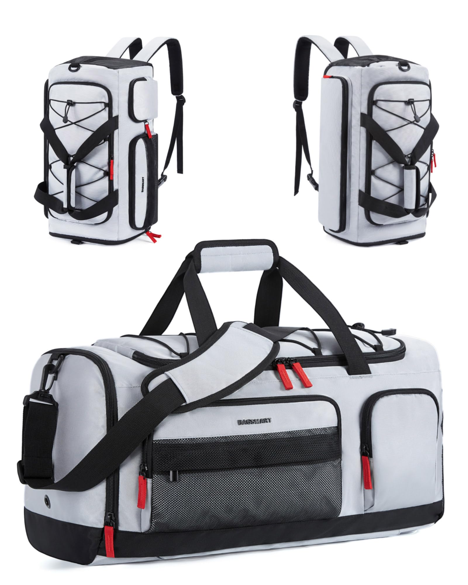 BAGSMART 35L Gym Duffel Backpack with Shoe Compartment