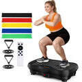 GLYLF 130-Level Vibration Plate with Resistance Bands