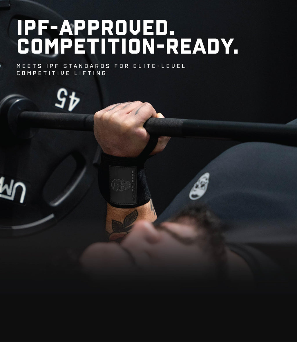 Gymreapers 18-Inch Weightlifting Wrist Wraps for Support