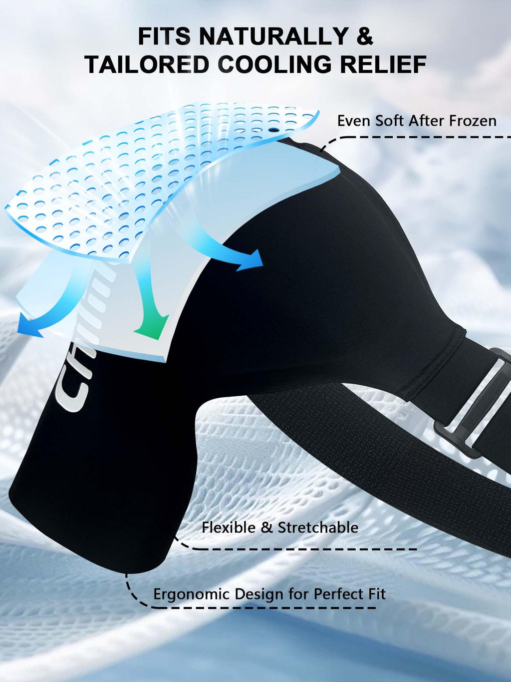 Chilmax Hot and Cold Shoulder Compression Therapy Wrap