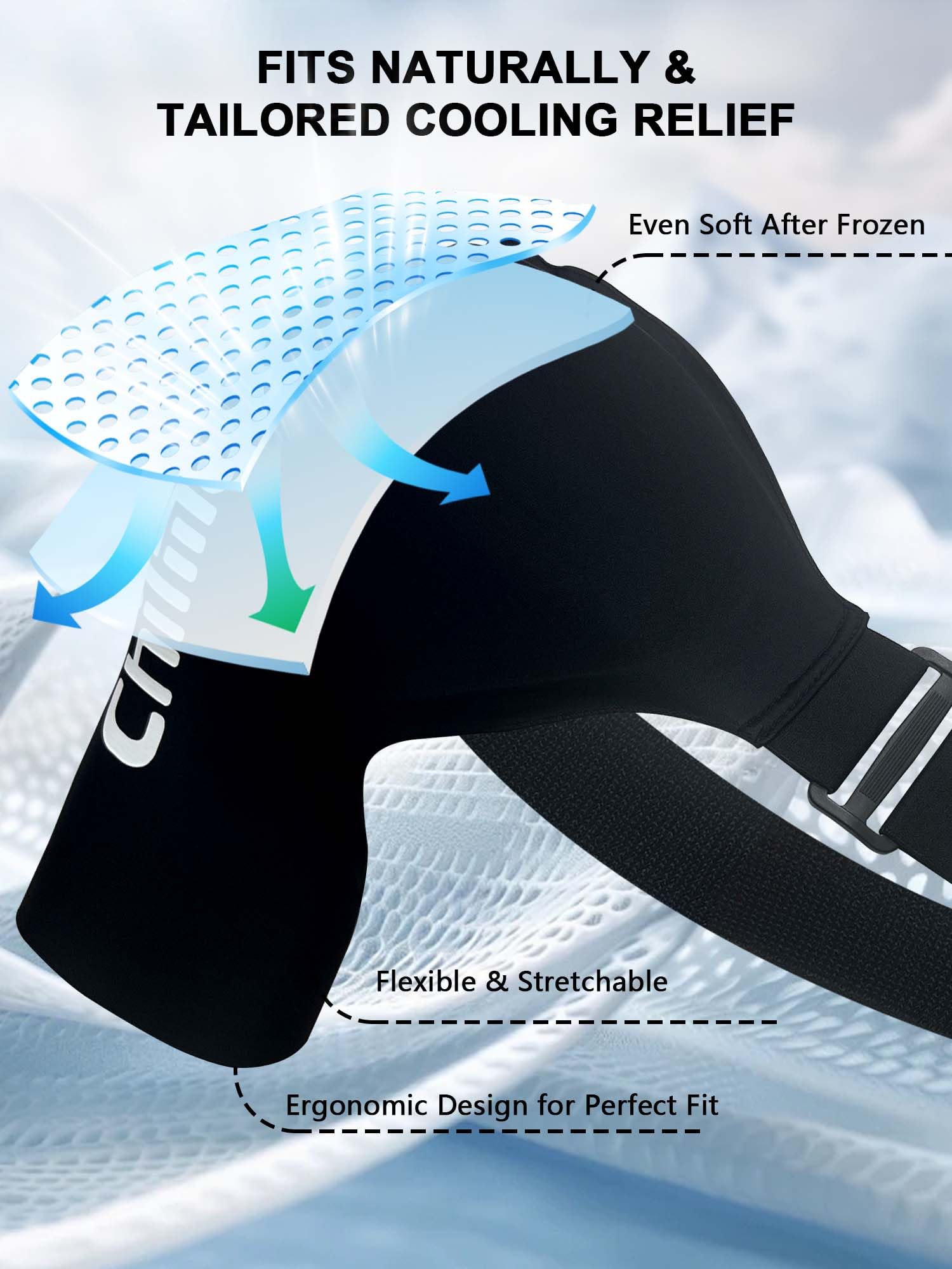 Chilmax Hot and Cold Shoulder Compression Therapy Wrap