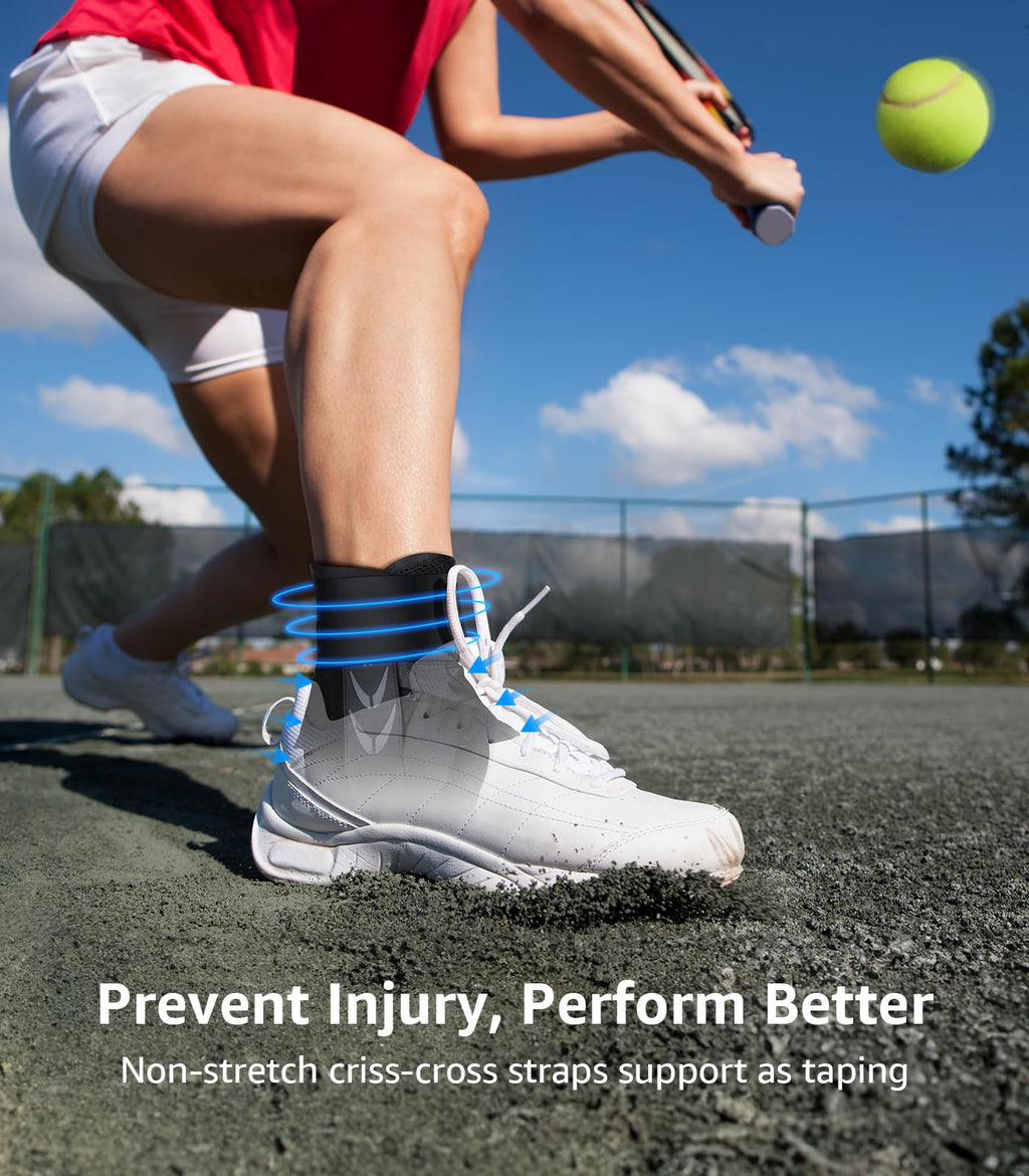WHCOOL Quick-Lace Ankle Brace for Injury Recovery