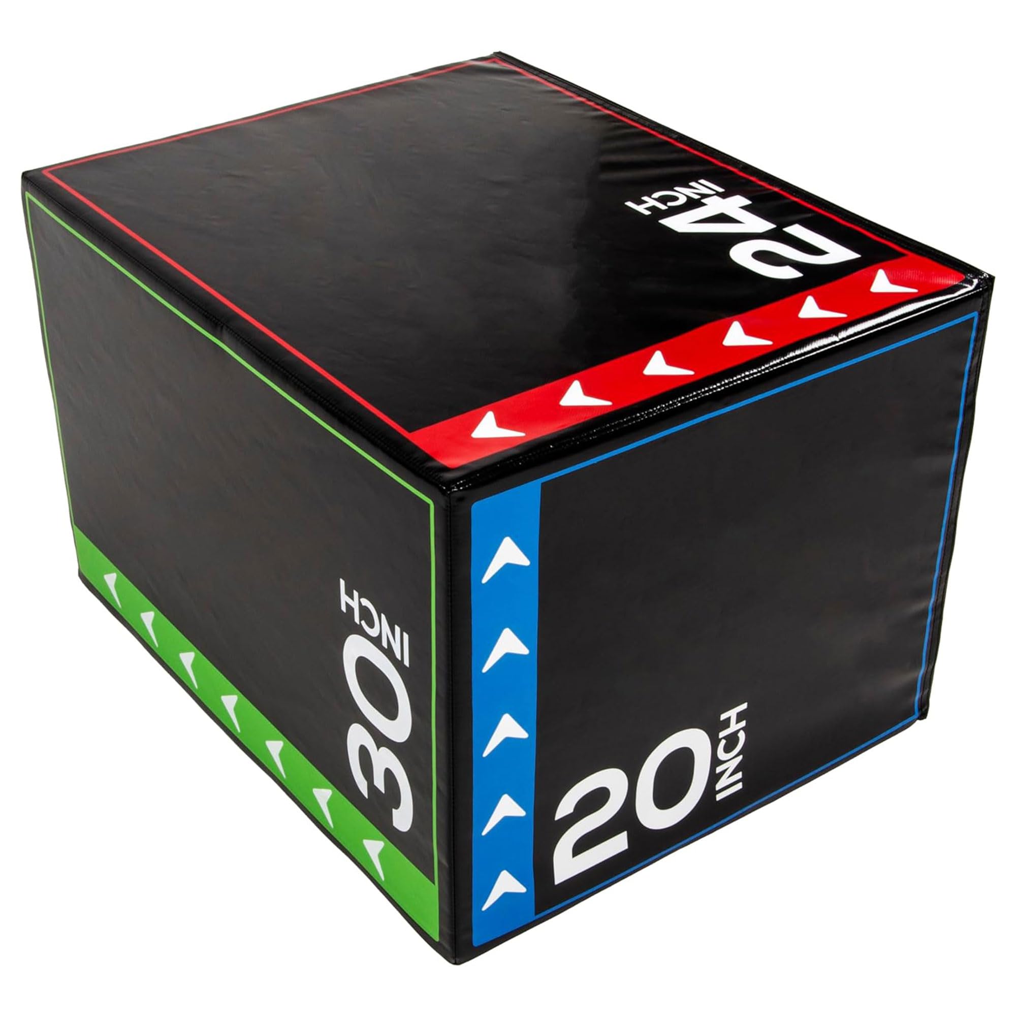 BalanceFrom 3-in-1 Foam Plyometric Jump Box, 20–30 Inch