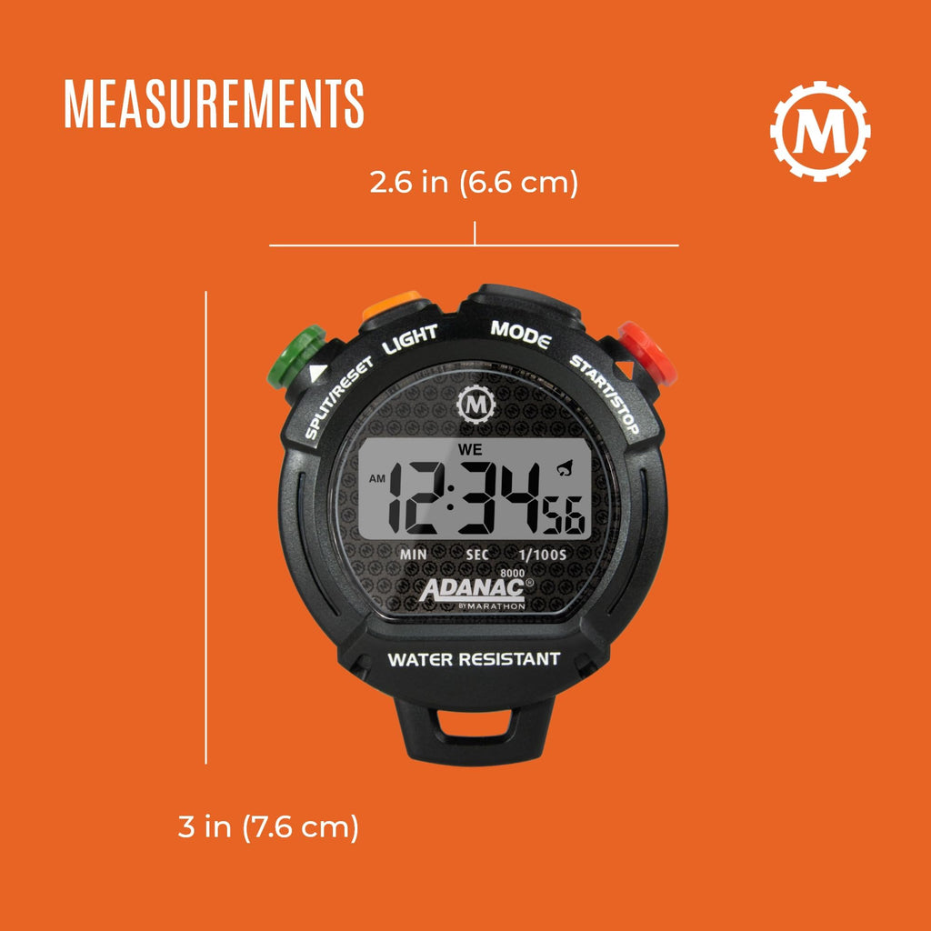 Marathon Adanac 8000 Professional Digital Stopwatch
