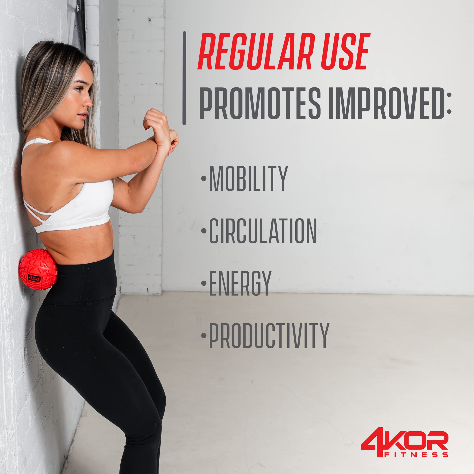 4KOR Trigger Point Massage Balls for Deep Tissue Relief