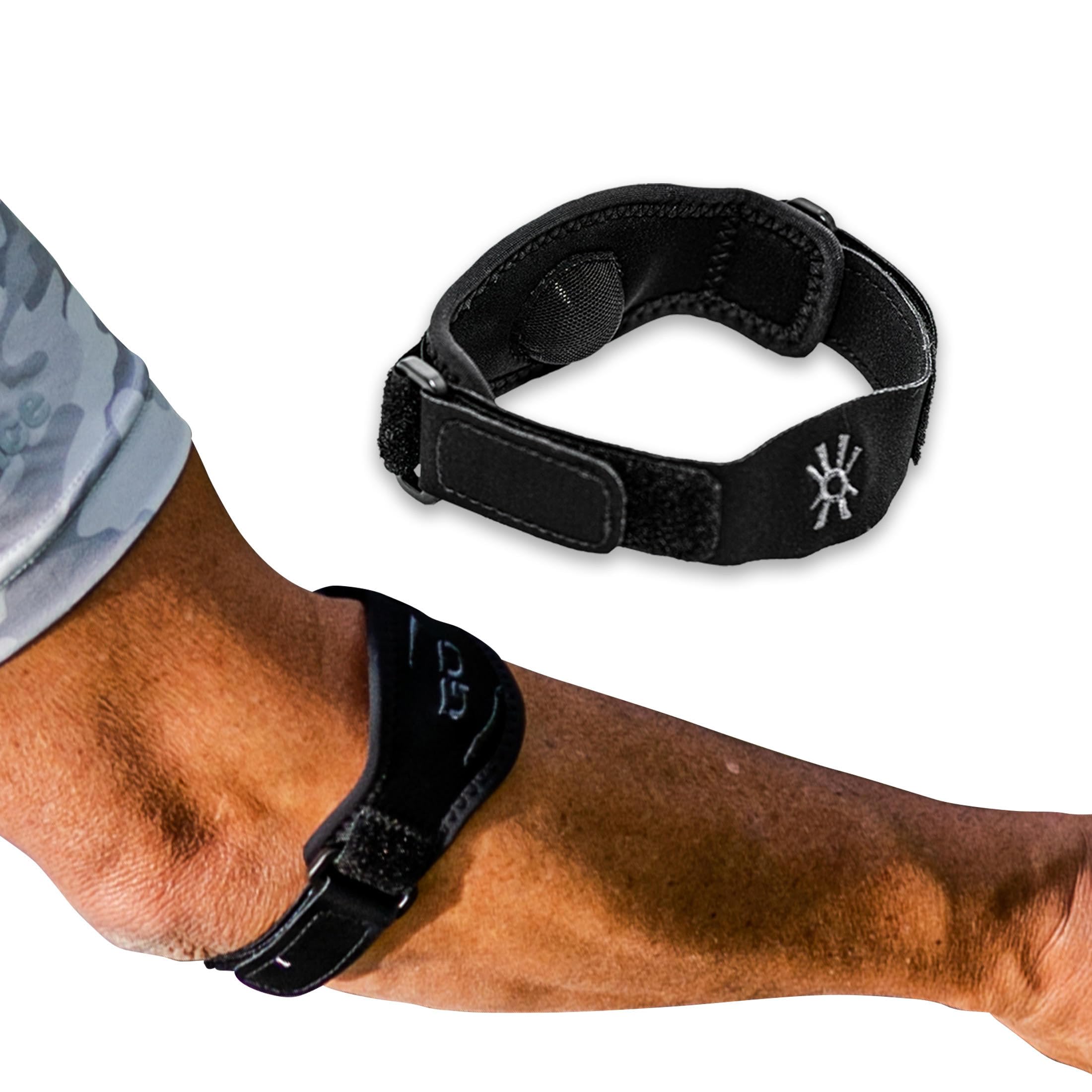 GO SLEEVES Acupressure Tennis Elbow Strap for Pain Relief