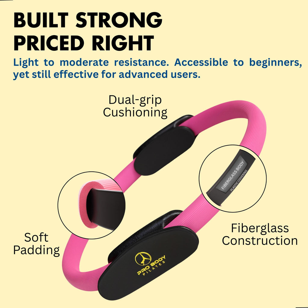ProBody 14-Inch Pilates Ring for Core and Thigh Toning