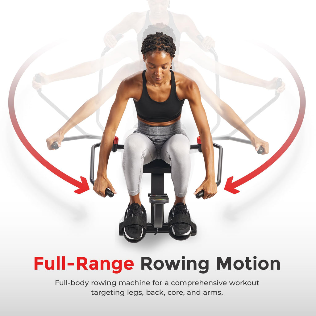 Sunny Health & Fitness Smart Compact Rowing Machine