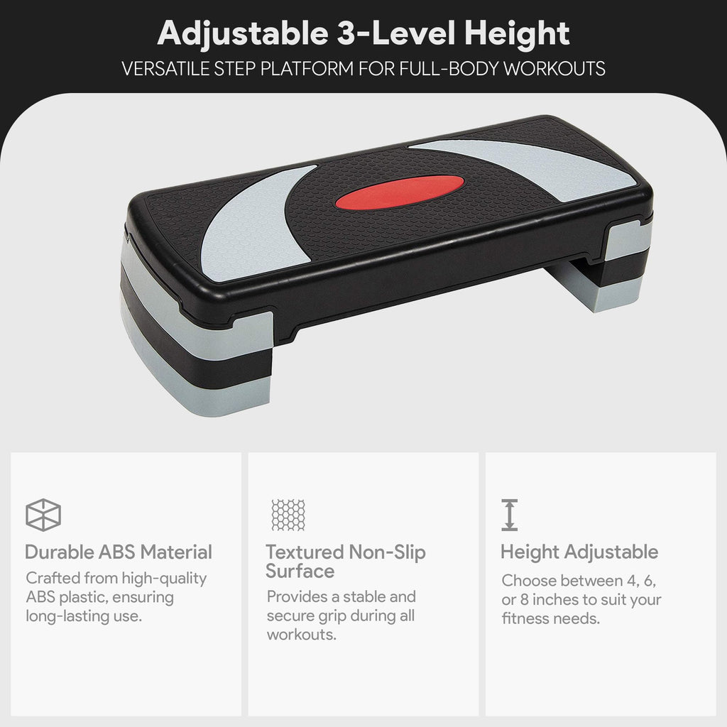 BalanceFrom Adjustable Aerobic Step Platform Trainer