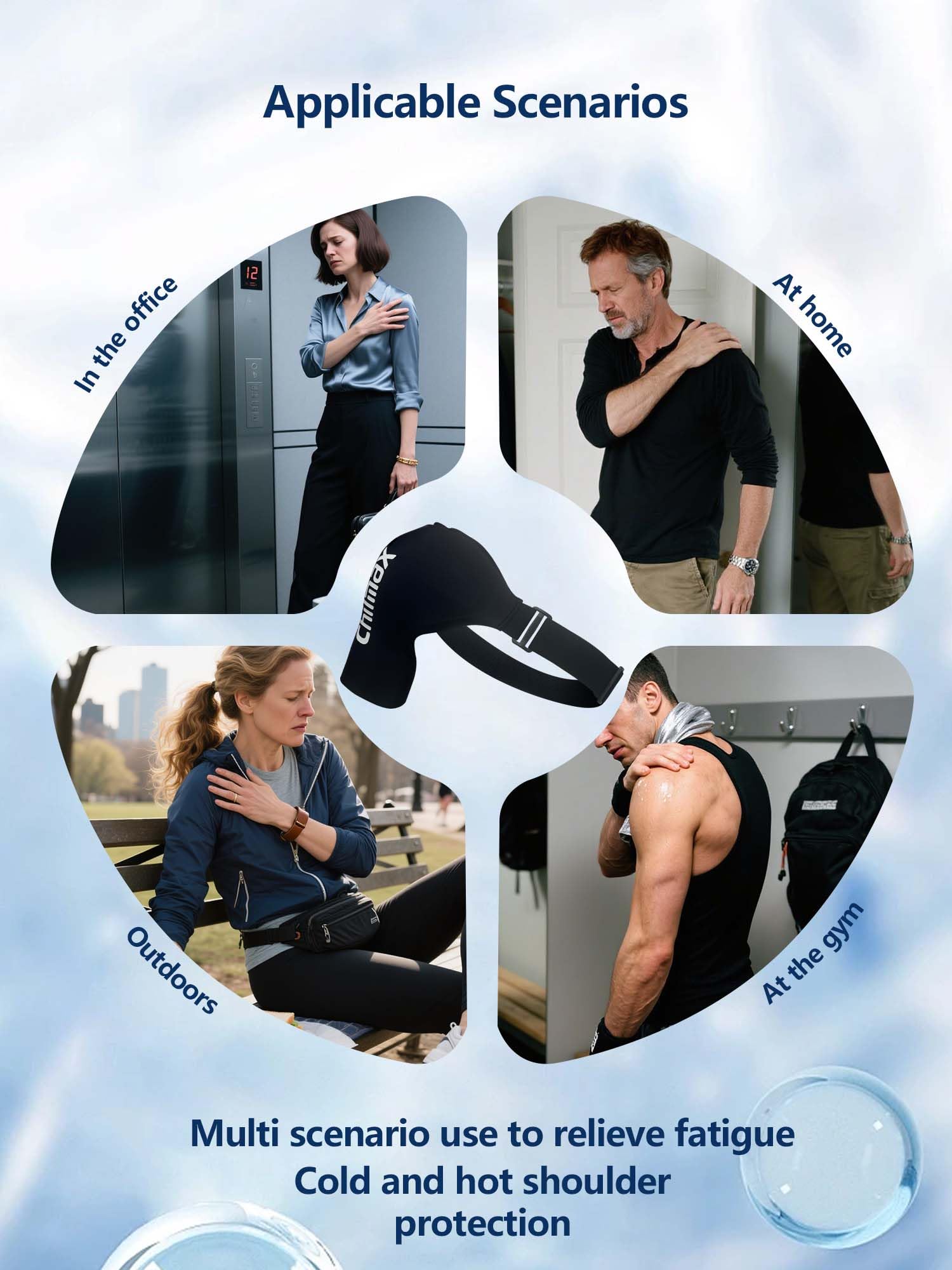 Chilmax Hot and Cold Shoulder Compression Therapy Wrap