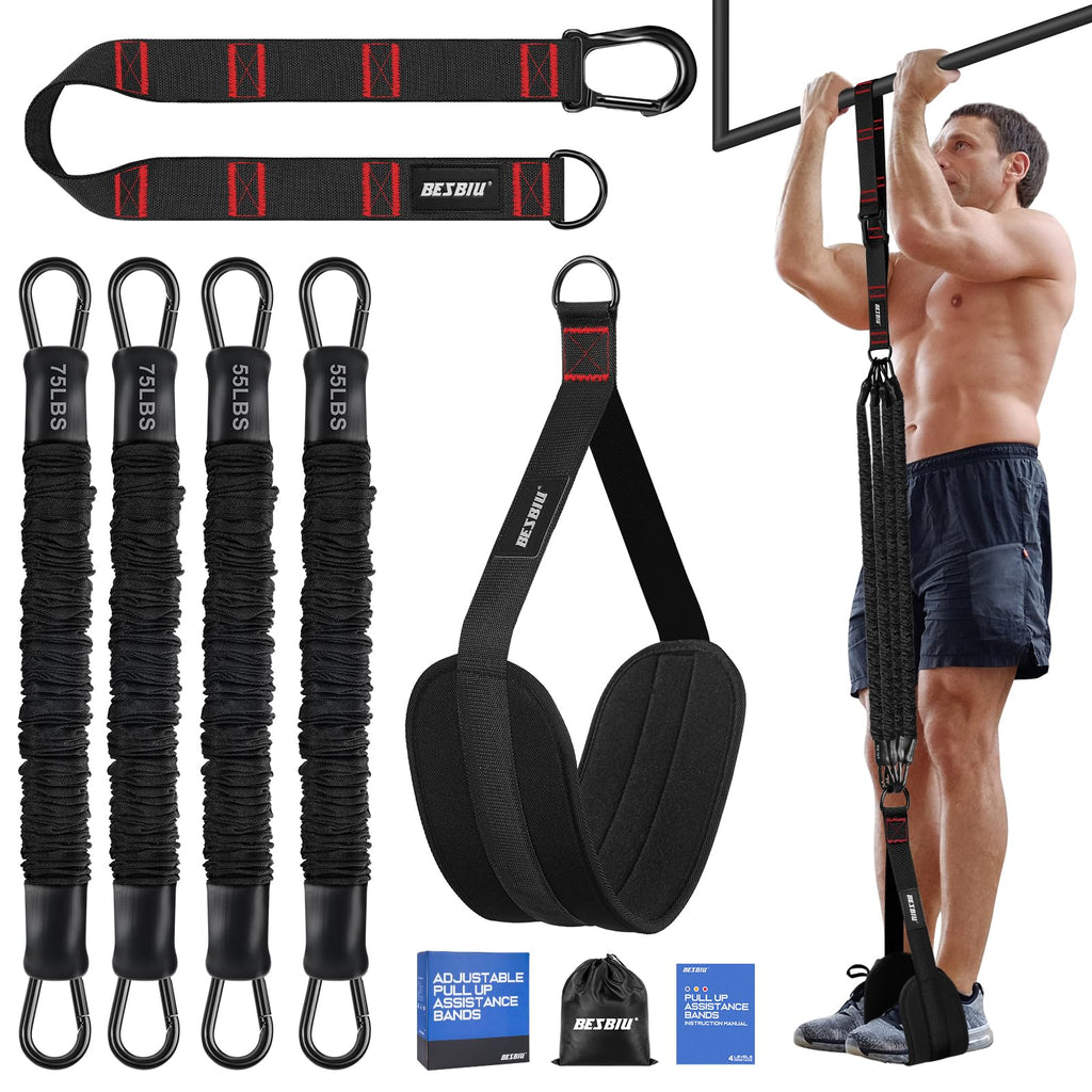 260 lb Heavy-Duty Pull-Up Assistance Band Set