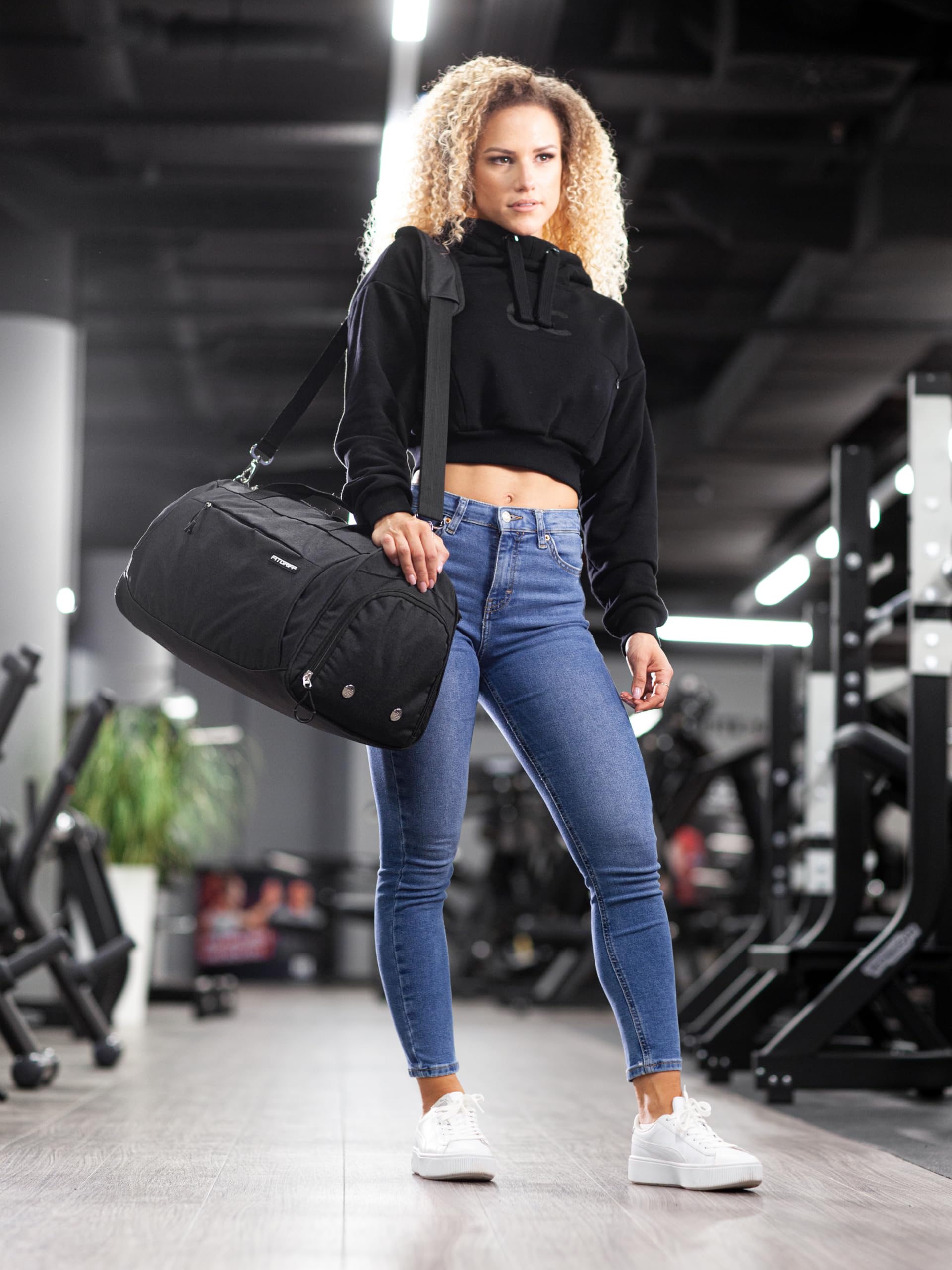 Fitgriff Gym Duffel Bag with Shoe and Wet Compartments