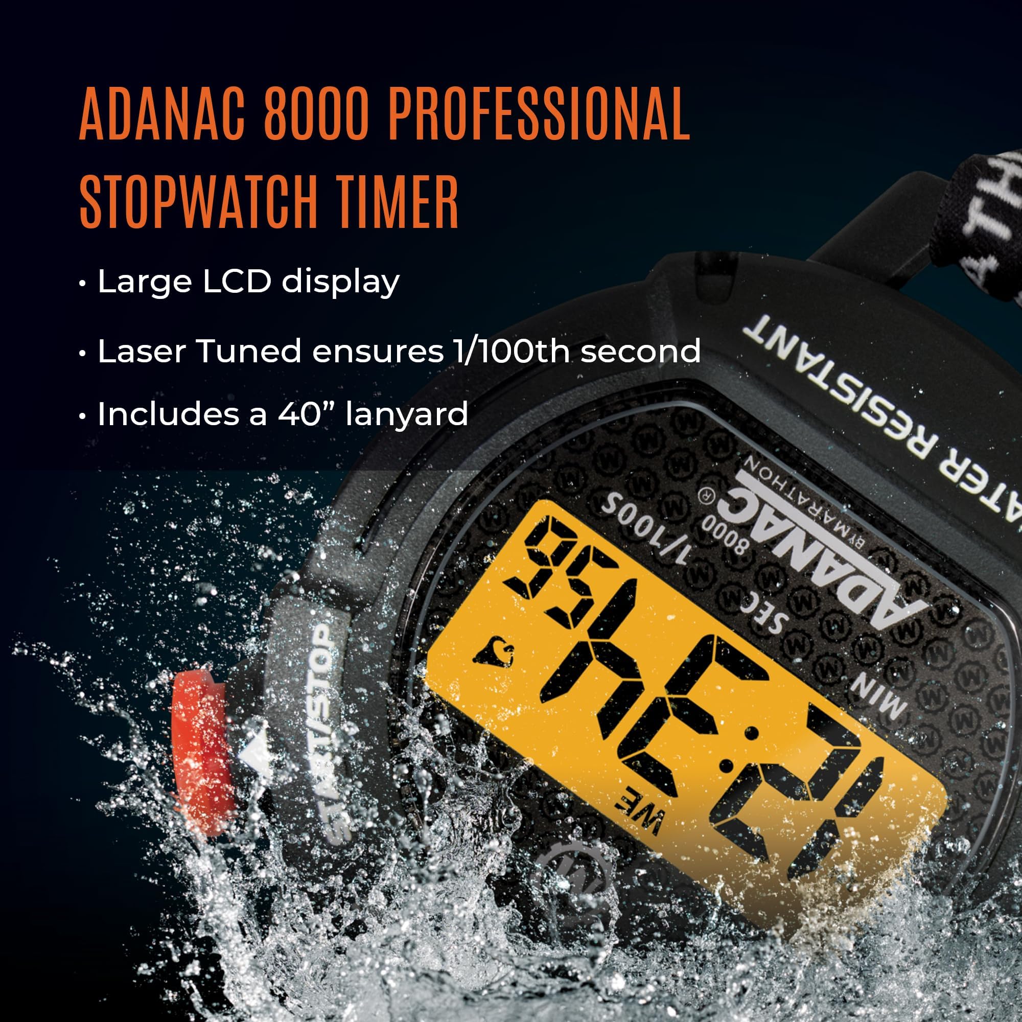 Marathon Adanac 8000 Professional Digital Stopwatch