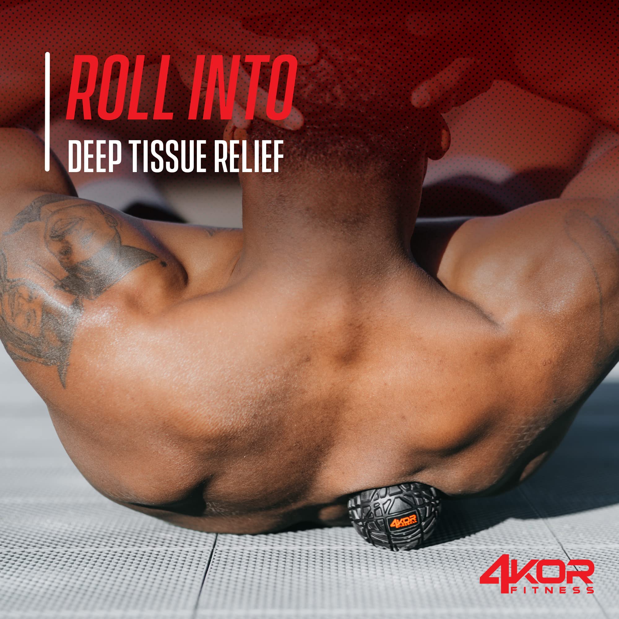 4KOR Trigger Point Massage Balls for Deep Tissue Relief