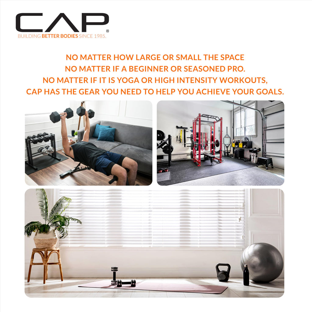 CAP Barbell 15 lb Neoprene Dumbbell Pair for Workouts
